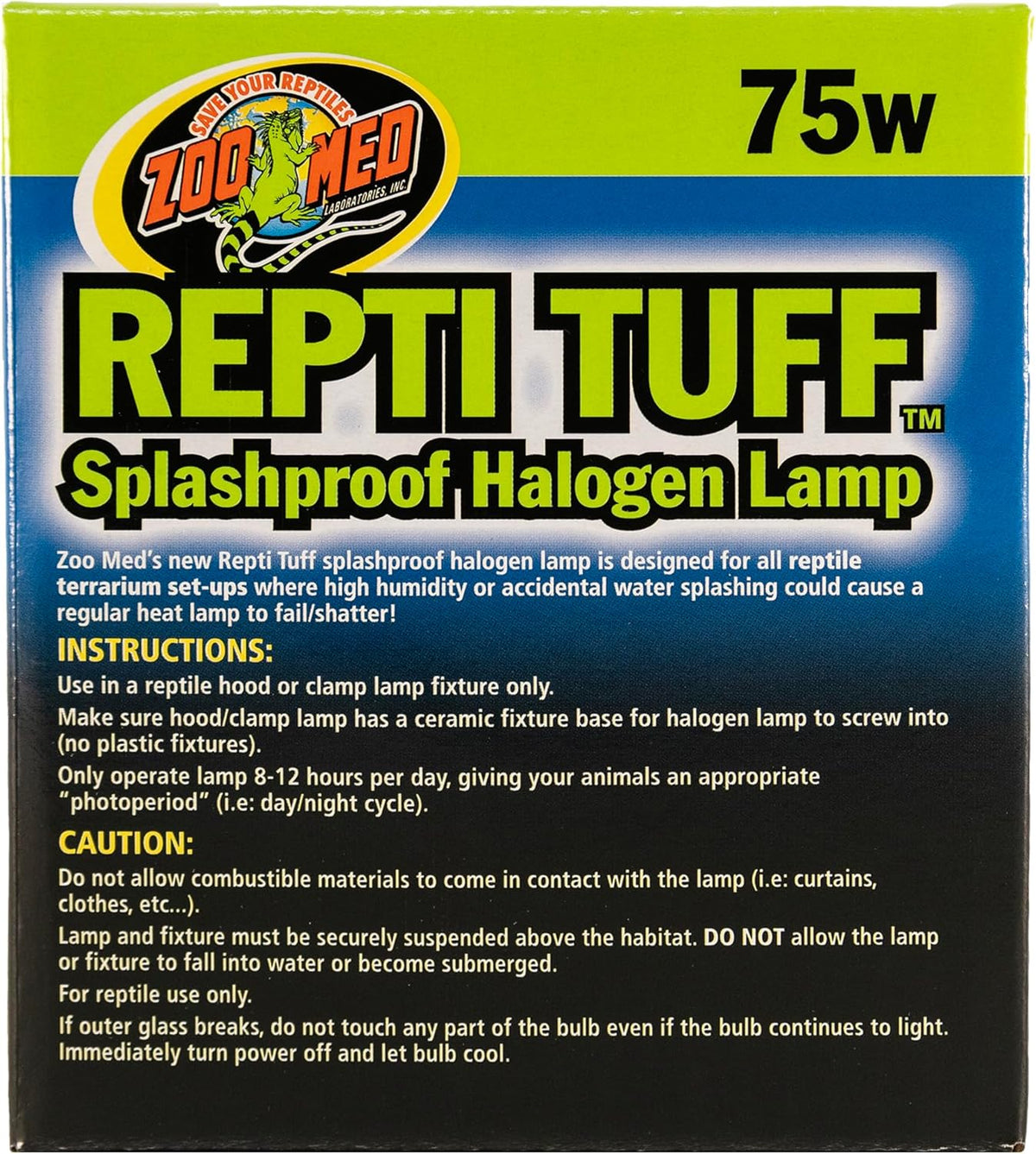Heavy duty glass texture of Zoo Med turtle lamp