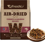 A Freschi srl Air-Dried Puppy & Adult Dog Food - Real Turkey & Salmon Recipe | Grain-Free | High-Protein for Toy, Small & Large Breeds | Ideal for Picky Eaters, 2.2 lb Bag - Image 10