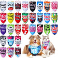 Huhumy 30 Pieces Adopt Me Dog Bandanas set front view