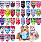 Huhumy 30 Pieces Adopt Me Dog Bandanas set front view