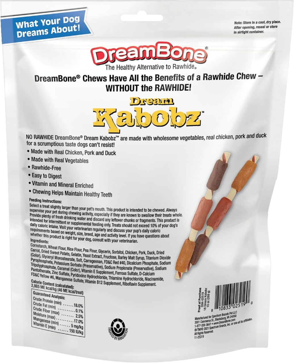 DreamBone premium rawhide free healthy dog treats 3 pack bundle