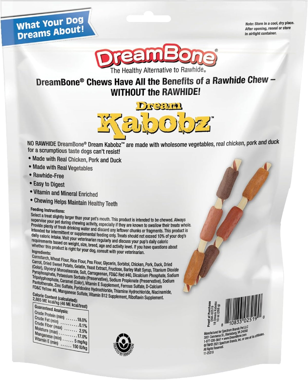 DreamBone premium rawhide free healthy dog treats 3 pack bundle