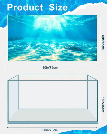 Mindsoft fish tank background polyester fabric sunny shoal design