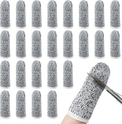 Honoson cut resistant finger cots twenty pieces pack front view for hand protection