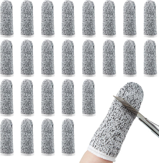 Honoson cut resistant finger cots twenty pieces pack front view for hand protection