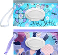 Fulushouxi baby wipes dispenser 2 pack floral front view