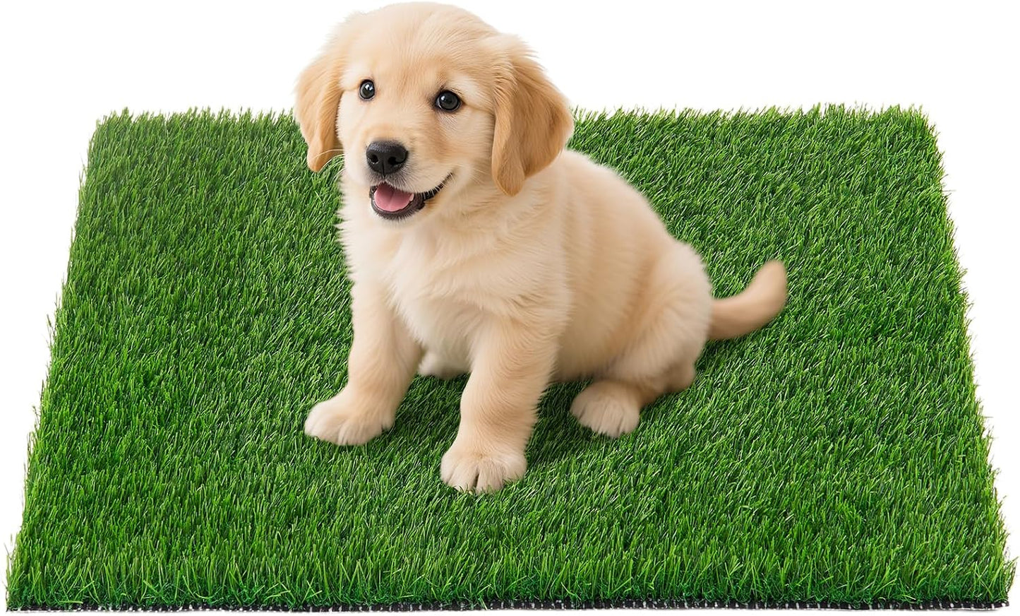 Artificial Pee Grass Pad for Dogs, Fake Grass Replacement Pads for Dog Potty Tray Training Pet Turf, Indoor and Outdoor Mat- 2 Packs (14" x 18") - Image 10