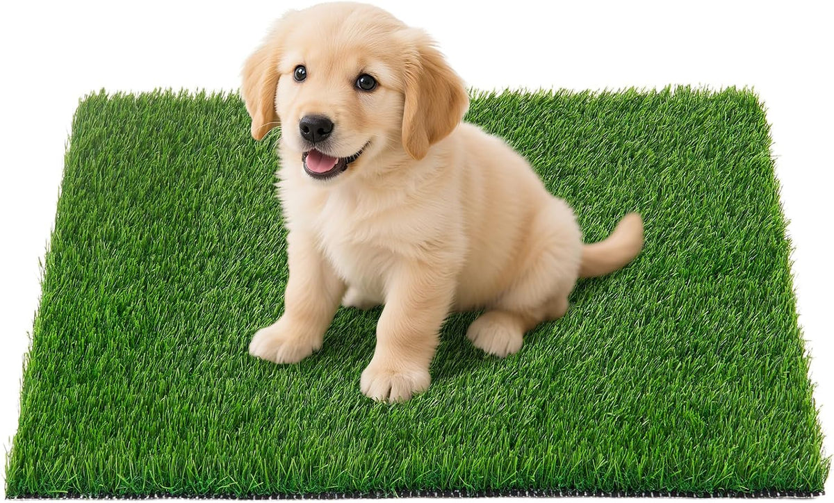 Artificial Pee Grass Pad for Dogs, Fake Grass Replacement Pads for Dog Potty Tray Training Pet Turf, Indoor and Outdoor Mat- 2 Packs (14" x 18") - Image 10