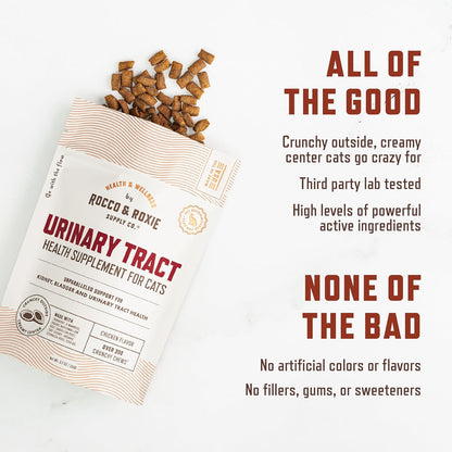 Vet recommended cranberry and D-mannose cat chews close up