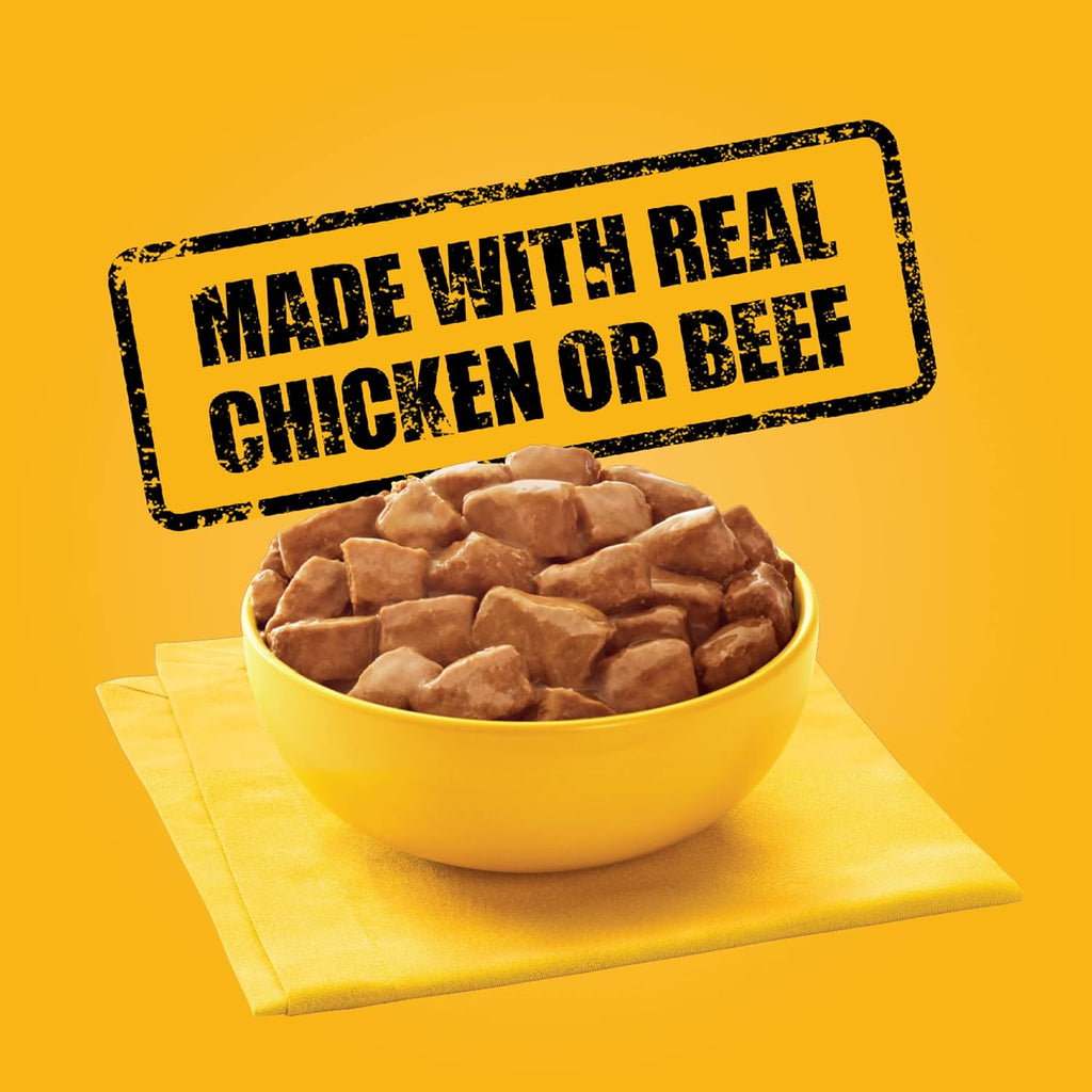 Pedigree Puppy Soft Wet Dog Food nutritional information label
