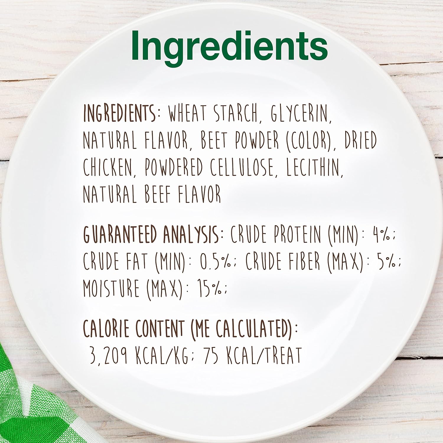 Natural beef flavored Nylabone edible chew for small dogs