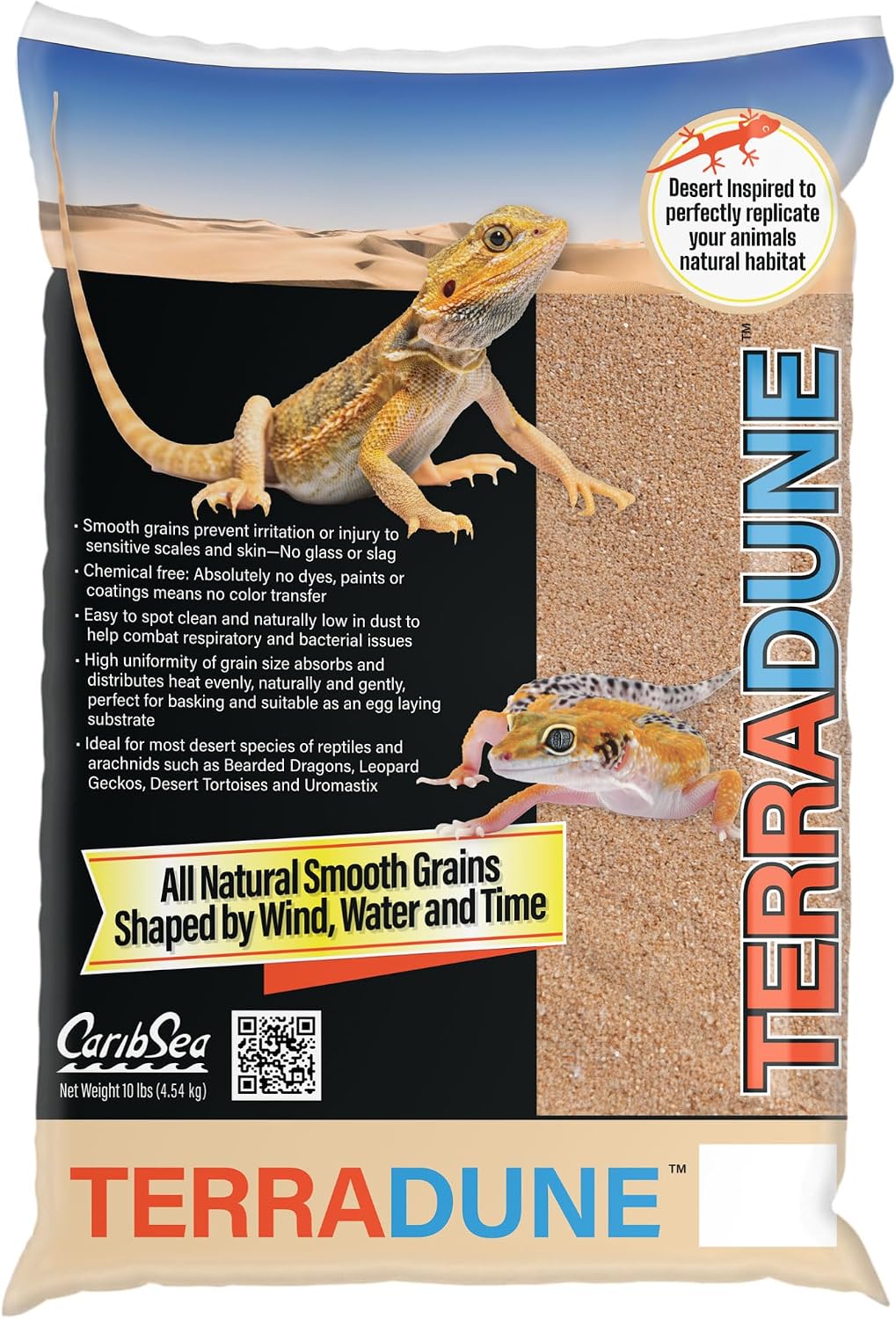 Carib Sea Terradune Reptile Sand 10lb bag front view