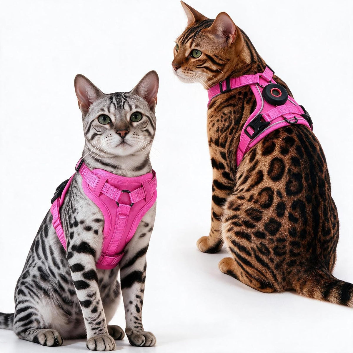 Large Cat Harness & Leash Set, Escape-Proof Soft Vest for Outdoor Walking - Image 10