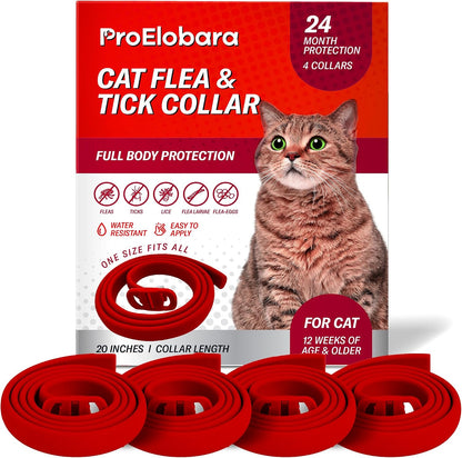 ProElobara flea and tick prevention collars for cats front view