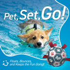 Pump and needle adapter included with QDAN dog toy