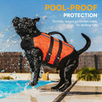 Durable ripstop nylon dog safety vest quick release buckles close up