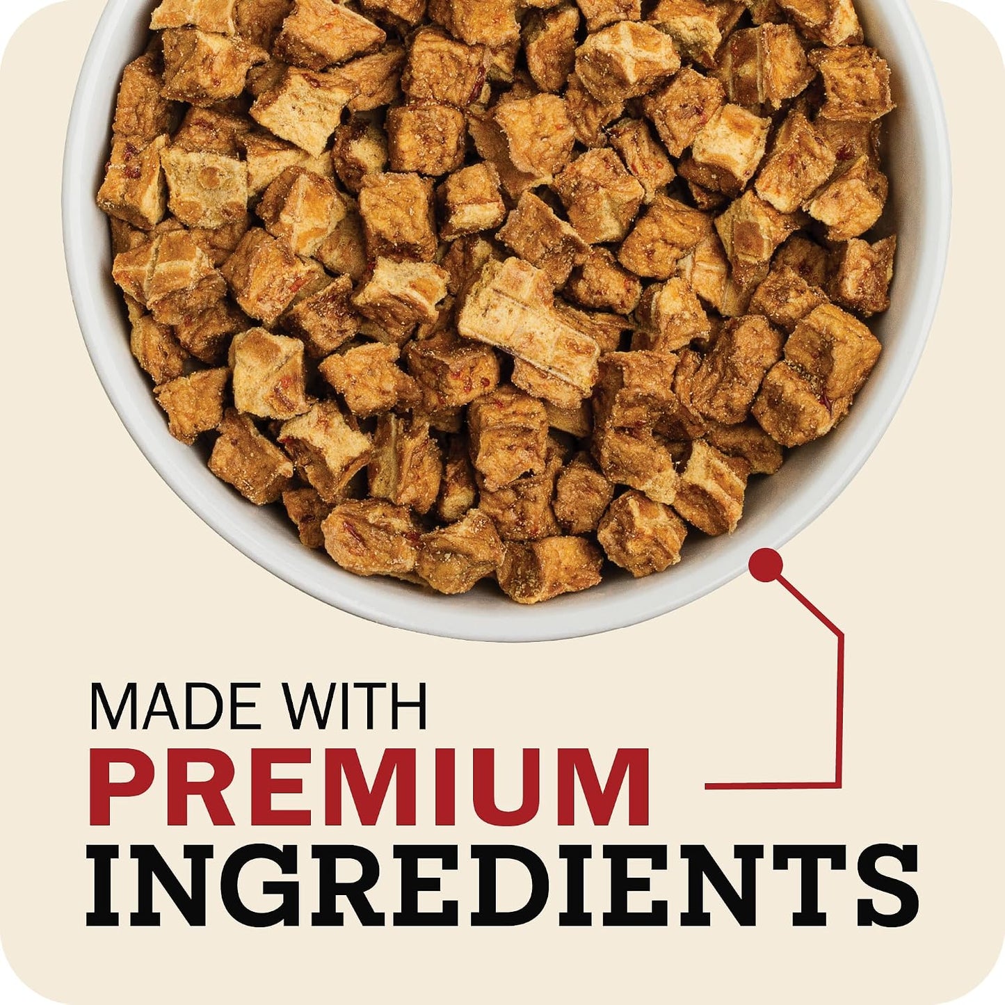 High protein grain free puppy food by Redbarn highlighting digestive health benefits.