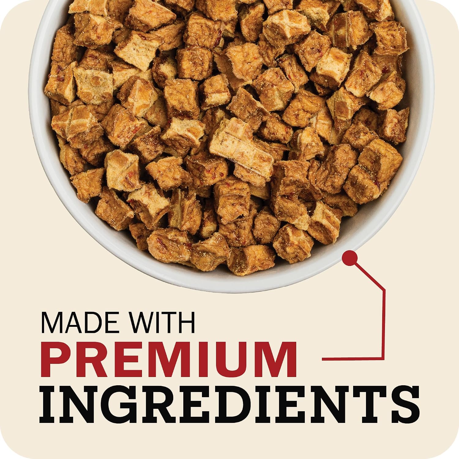 High protein grain free puppy food by Redbarn highlighting digestive health benefits.