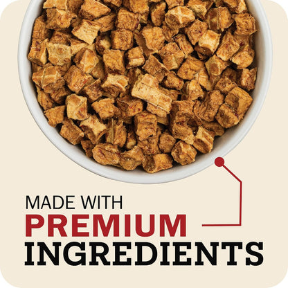 High protein grain free puppy food by Redbarn highlighting digestive health benefits.