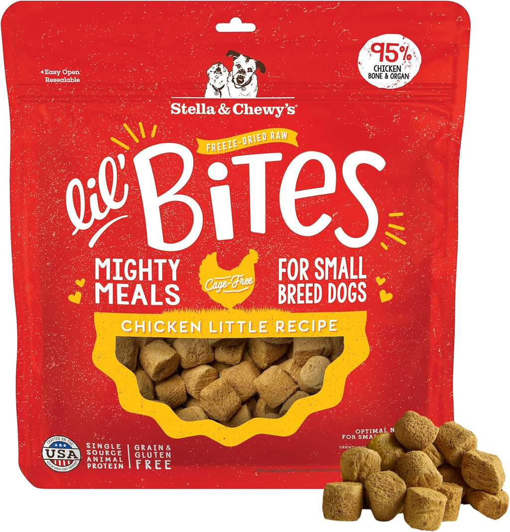 Premium USA imported dog food Stella and Chewy's branding