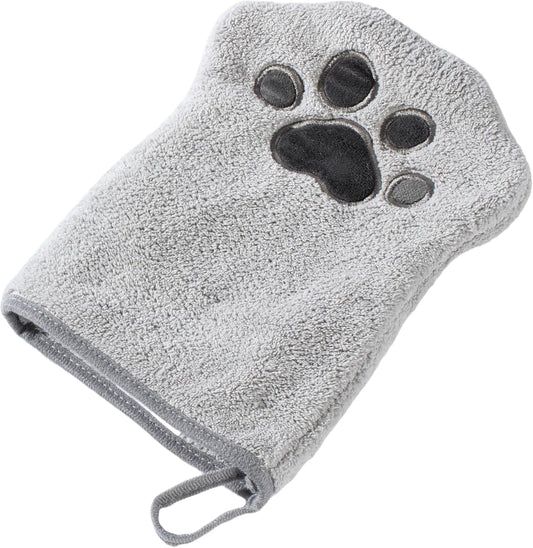 Muddi Pet Muddi Mitt reusable microfiber grooming glove front view