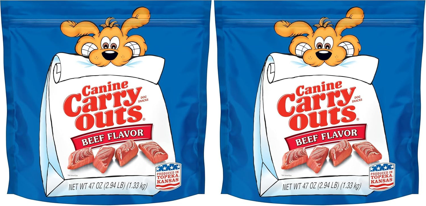 Canine Carry Outs Beef Flavor Dog Treats, 47oz Bag - Image 11