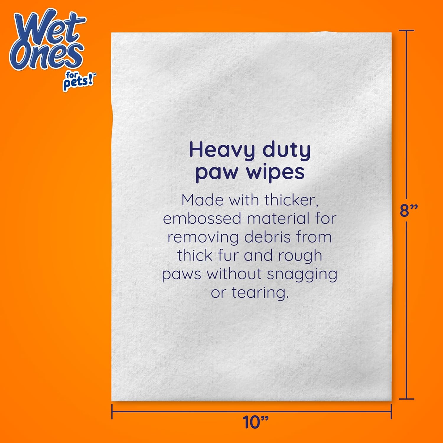 Premium USA imported Wet Ones antibacterial pet wipes for paw maintenance