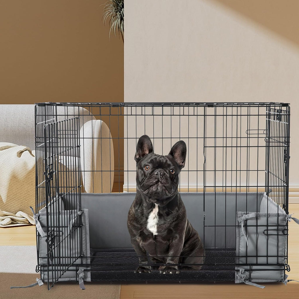 HOMBYS pet bumper ten inch height dimension display on medium cage