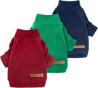 Fitwarm 3 Pack Classic Fleece Sweatshirt for Small Dogs and Cats, Pullover Jumper in Pink, Rose and Baby Pink - Image 15