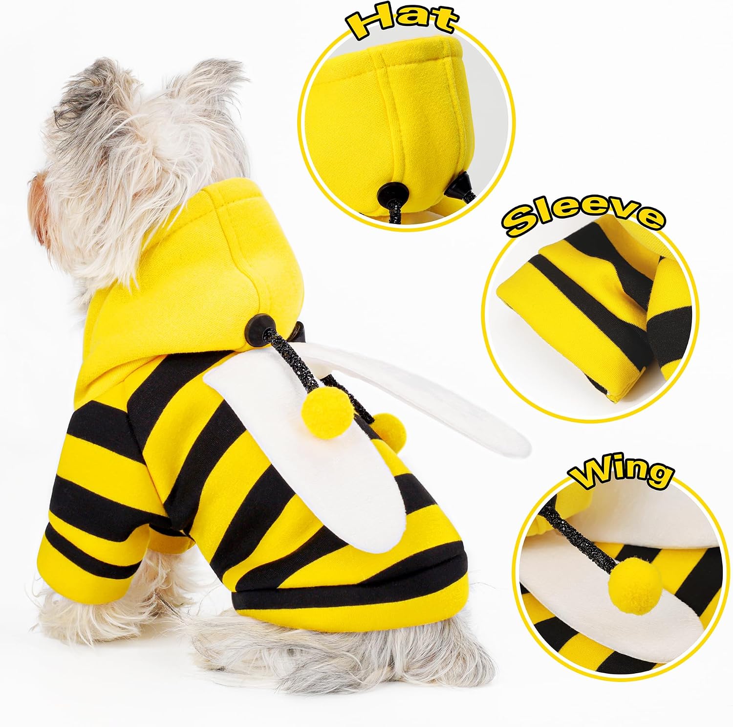 Paiaite dog sweatshirt packed and ready for festive holiday dress-up events.