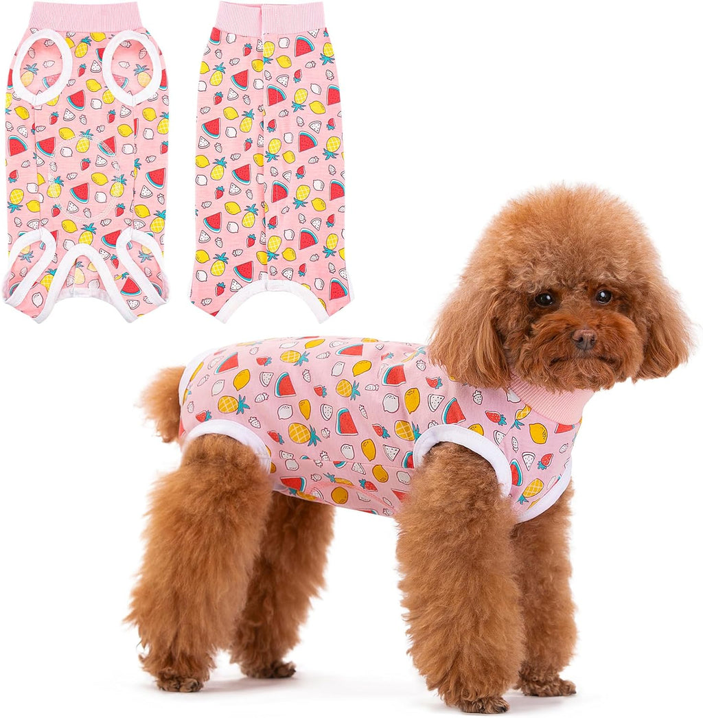 Coppthinktu Recovery Suit for Dogs After Surgery, Dog Onesie Surgery Recovery Suit for Female Spay, Soft Male Surgical Pajamas Bodysuits for Small Medium Puppy to Anti Licking Dog Cone Alternative - Image 12
