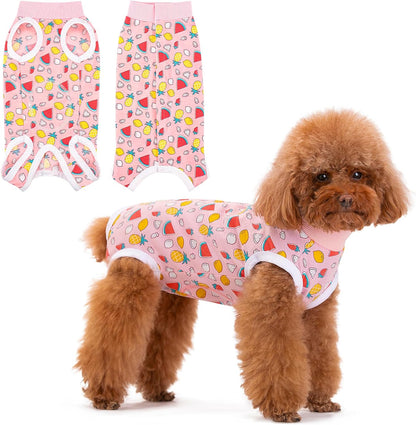 Coppthinktu Recovery Suit for Dogs After Surgery, Dog Onesie Surgery Recovery Suit for Female Spay, Soft Male Surgical Pajamas Bodysuits for Small Medium Puppy to Anti Licking Dog Cone Alternative - Image 12