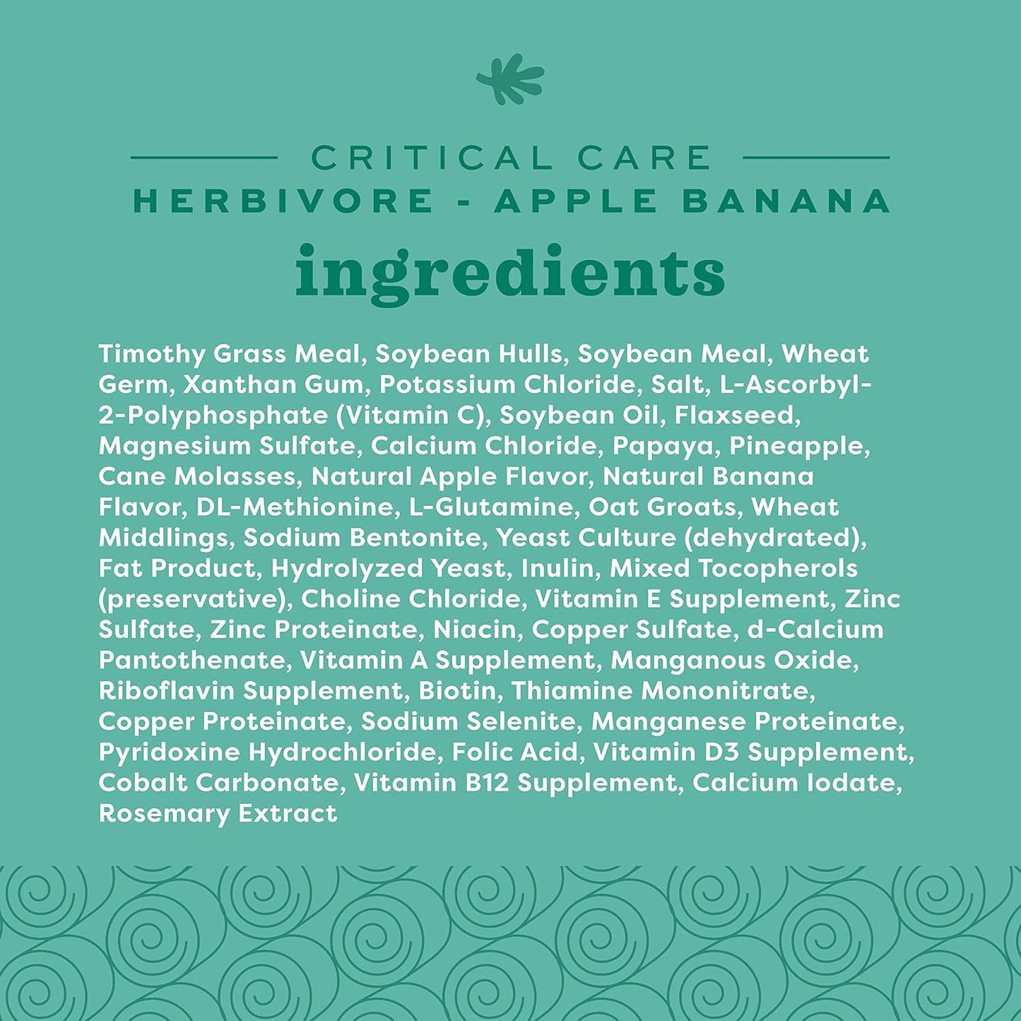 Oxbow Critical Care Herbivore, Emergency Guinea Pig Food, Rabbit Food for Recovery, Natural Apple Banana Flavor, Critical Care for Guinea Pig Emergency Kit, Made in USA, 141 Grams - Image 5