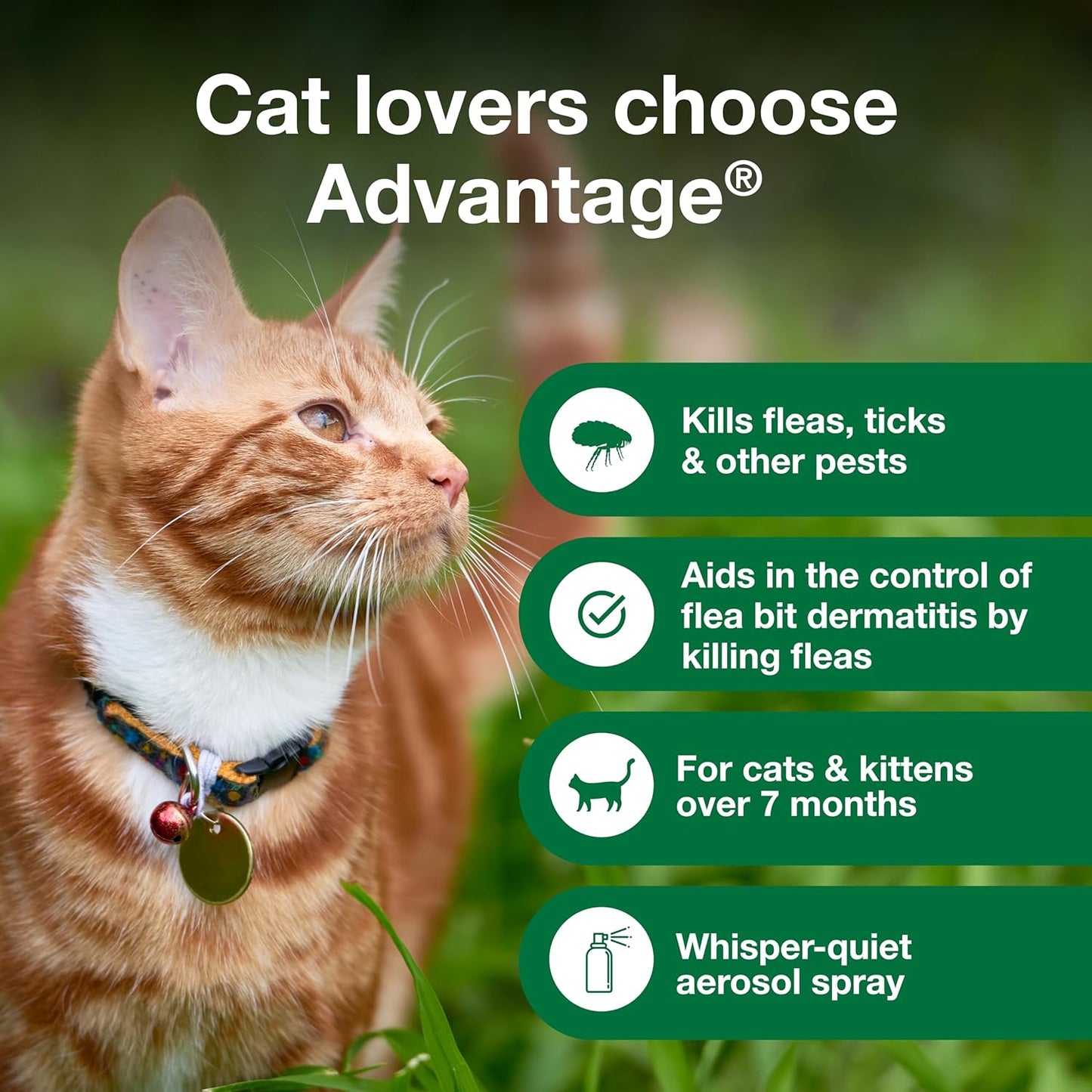 Advantage cat flea and tick treatment 8 fluid ounce bottle