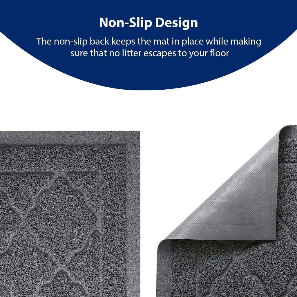 WePet urine resistant cat mat showing waterproof surface layer