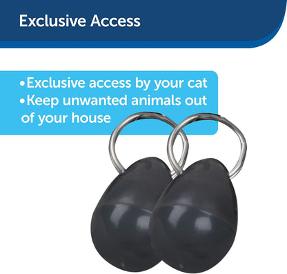 PetSafe, Staywell, Magnetic Collar Key 2 Pack, Selective Entry, Convenient, Microchip Alternative, Black - Image 2