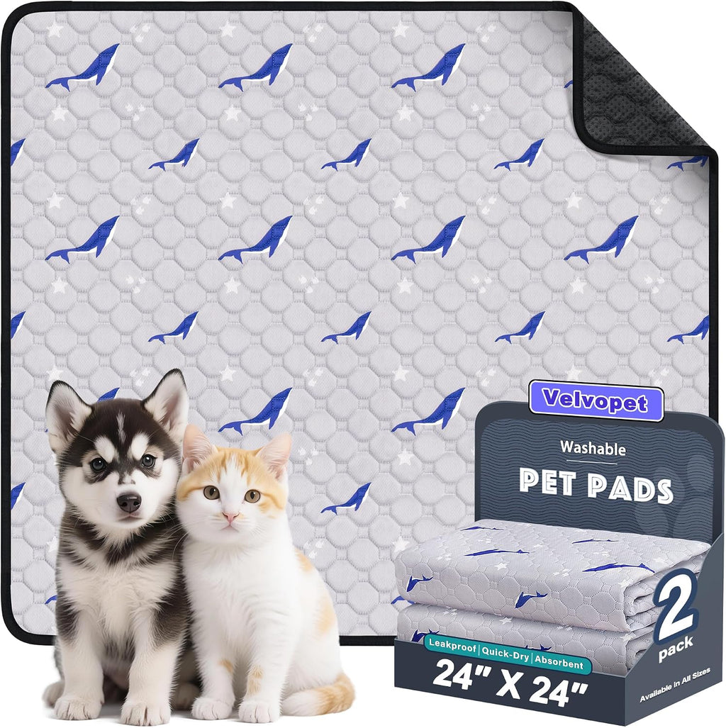 Washable Pee Pads for Dogs, 2 Pack Puppy Pads, Super Absorbent & Leakproof with Anti-Slip Bottom for Dog Training, Crates, Car, Pet Pee Pads, and Furniture Protection,18"x24" - Image 11