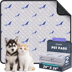 Washable Pee Pads for Dogs, 2 Pack Puppy Pads, Super Absorbent & Leakproof with Anti-Slip Bottom for Dog Training, Crates, Car, Pet Pee Pads, and Furniture Protection,18"x24" - Image 11