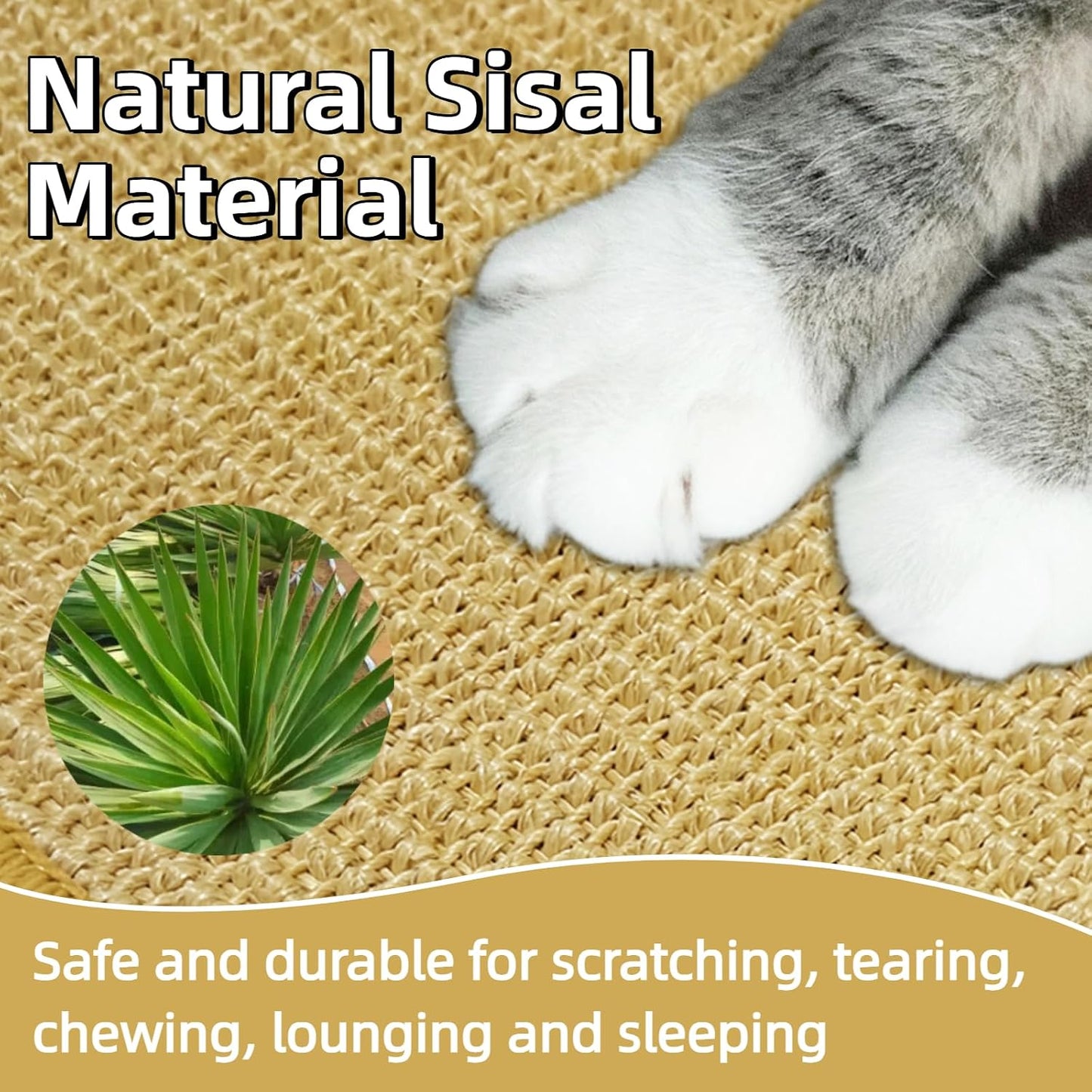 Close up look at the tightly woven durable border of the DYAUS pet resting pad