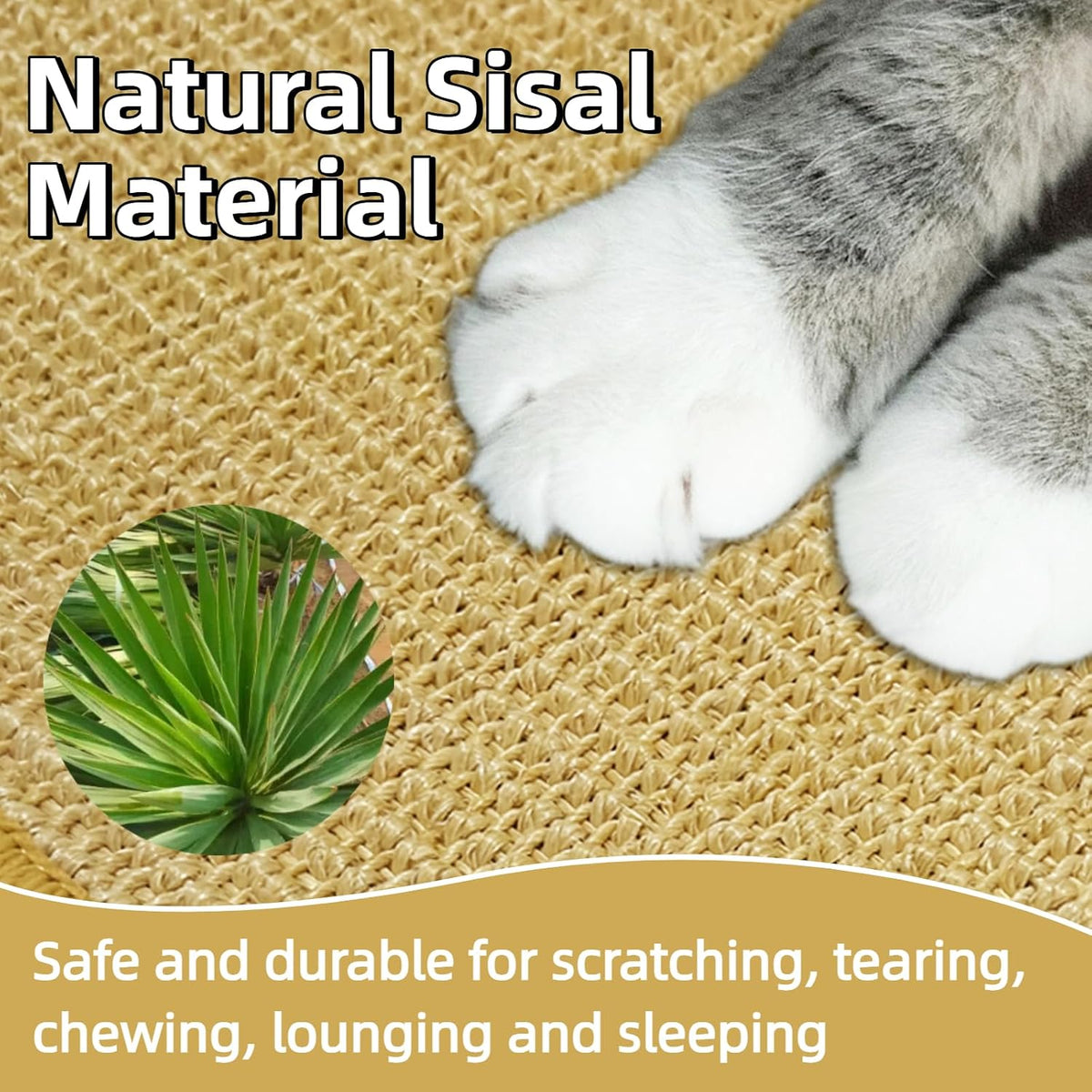Close up look at the tightly woven durable border of the DYAUS pet resting pad