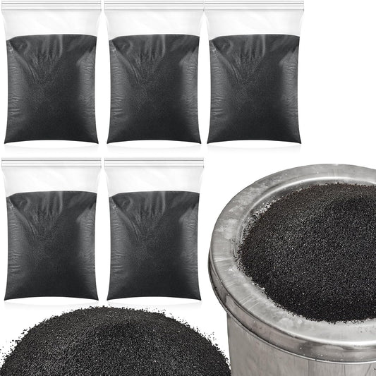 Sasylvia black silica sand 5 pack set front view