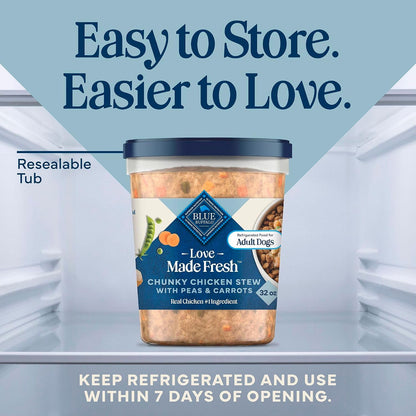 Top view of Blue Buffalo Love Made Fresh tub