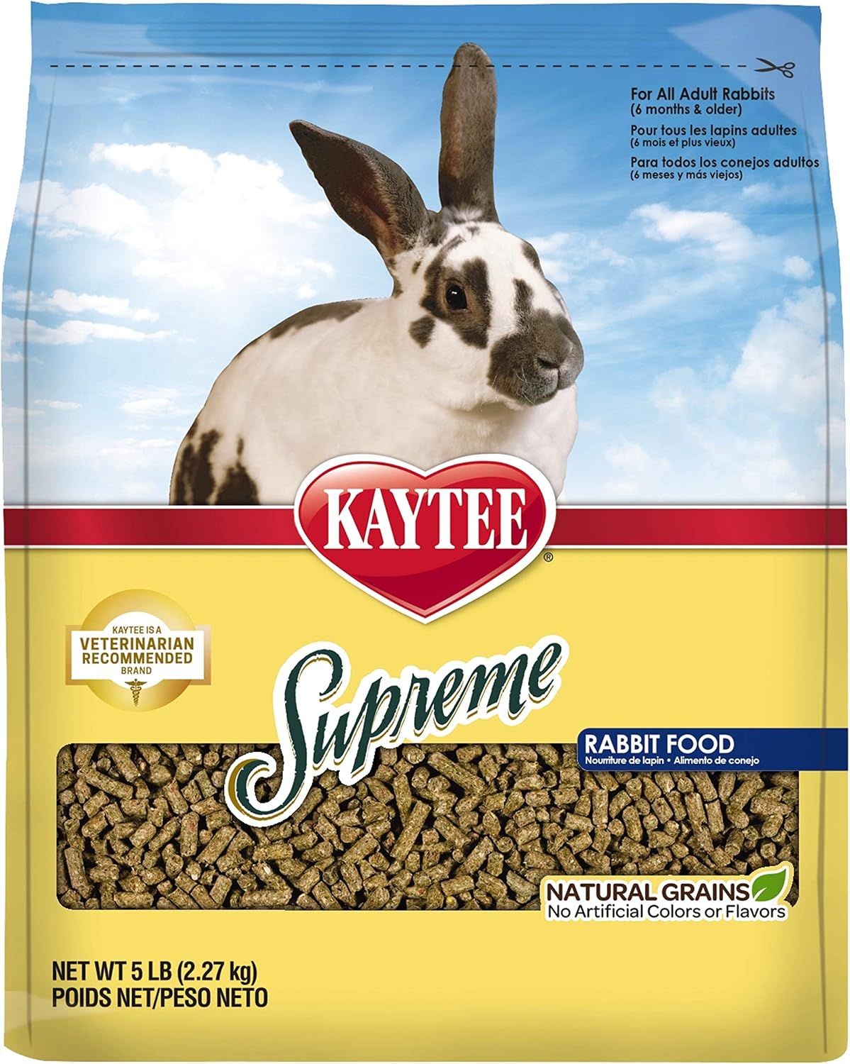Kaytee Supreme Rabbit Food 5 lb - Image 1