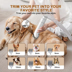 GZI brand authentic imported dog trimmer and vacuum collection system