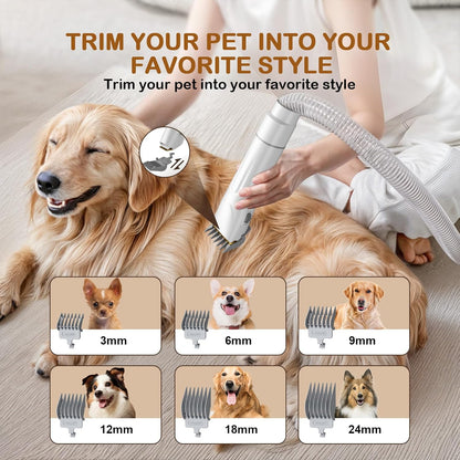 GZI brand authentic imported dog trimmer and vacuum collection system