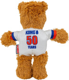 Durable stitching detail on KONG Wild Knots soccer bear