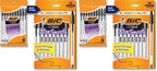 BIC Cristal everyday writing ballpoint pens with black ink demonstrating the tungsten carbide ball construction