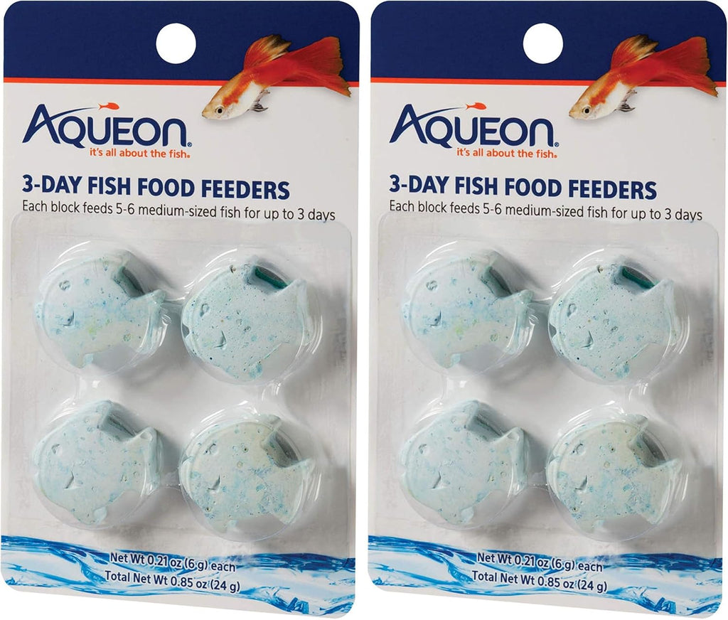 Aqueon aquarium vacation feeding block ready for travel use