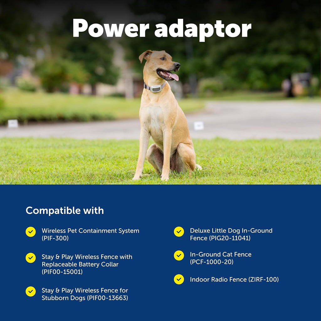 Label details on the PetSafe RFA-513 replacement power adaptor