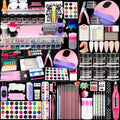 DouborQ professional acrylic nail kit front view showcasing complete box contents.